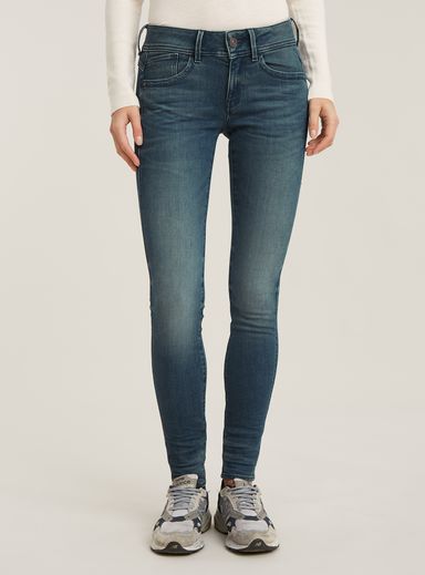 Lynn Mid Waist Skinny Jeans